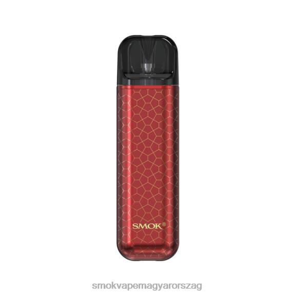 SMOK NOVO 2s készlet 24LXV137 vörös páncél - SMOK Vape Magyarország