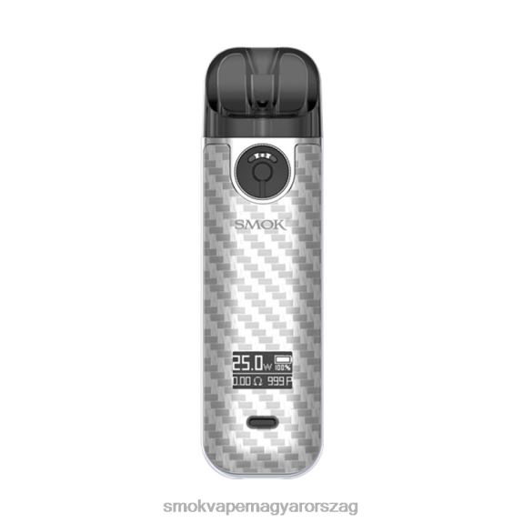 SMOK NOVO 4 készlet 24LXV236 ezüst szénszálas - SMOK Eldobható E Cigi